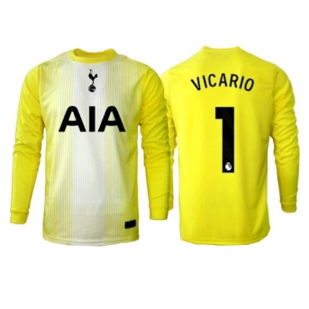 Tottenham Hotspur Guglielmo Vicario #1 Portiere Maglia Gara Terza Repliche 2025-26 Maniche Lunghe